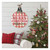 12" Red and Green Plaid "Merry Christmas" Large Wooden Ornament Sign - IMAGE 2
