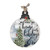 24" White and Green Christmas Winter Scene Large Wooden Ornament Sign - IMAGE 1