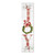Rectangular "Joy" Plaid Outdoor Christmas Porch Sign - 48" - White and Red - IMAGE 1
