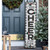 Rectangular "Good Cheer Lives Here" Checkered Outdoor Christmas Porch Sign - 48" - IMAGE 2