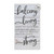 20" White and Black "Balcony Living Strong" Outdoor Wall Sign - IMAGE 1