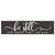 40" Black and White "Be Still and Know That I Am God" Slat Wall Sign - IMAGE 1