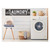 40" Black and White "The Great Laundry Co" Slat Wall Sign - IMAGE 2