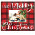 13" x 15" Red Buffalo Check "Merry Christmas" Wooden Photo Frame - IMAGE 1