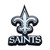 3" NFL New Orleans Saints Chrome Emblem Exterior Auto Accessory - IMAGE 1