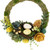 12" Easter Egg and Bird Nest Wreath with Wooden Flowers - IMAGE 4