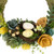 12" Easter Egg and Bird Nest Wreath with Wooden Flowers - IMAGE 5