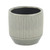 5.5" Gray Large Ruffled Ridge Outdoor Planter Pot - IMAGE 2