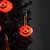 Jack O' Lantern Halloween Bubble Lights - 6' - Black Wire - 7ct - IMAGE 2
