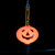 Jack O' Lantern Halloween Bubble Lights - 6' - Black Wire - 7ct - IMAGE 6