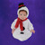 White and Red Snowman Bunting Infant Christmas Costume - IMAGE 3