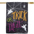 Spiderwebs and Ghosts Trick or Treat Outdoor Halloween House Flag - 40" x 28" - IMAGE 1