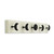 23.75” White and Black Moon 5 Hooks Large Coat Hanger - IMAGE 2