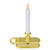 LED Lighted Window Candle with Handle Base - 9.5" - White and Gold - IMAGE 3
