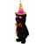 Lighted Black Cat in Witch's Hat Outdoor Halloween Decoration - 24" - IMAGE 4