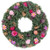 Thistle Mixed Floral Spring Wreath - 13" - Pink and Purple - IMAGE 2