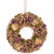 12" Purple and Beige Wooden Floral Spring Wreath with Preserved Artichoke - IMAGE 1