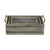 Set of 3 Gray Rectangular Storage Crates with Side Handle 16.5" - IMAGE 5