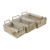 Set of 3 Gray Wood Grain Storage Crates 16.5" - IMAGE 4