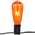 Edison E17 Halloween Light Set - Orange and Purple - 9' Black Wire - 10ct - IMAGE 4