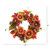 Sunflower and Pumpkin Floral Artificial Fall Wreath, 24-Inch, Unlit - IMAGE 4