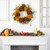 Hydrangea Artificial Fall Harvest Wreath - 24" - IMAGE 2