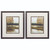 Set of 2 Brown and Green Landscape Rectangular Wall Art Decors 28" x 24" - IMAGE 1