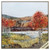 Set of 2 Red and Green Autumn Breeze Square Wall Art Decors 25" x 25" - IMAGE 1