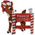 LED Lighted Rudolph Reindeer Crossing Outdoor Christmas Sign - 36" - Warm White - IMAGE 1