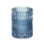 8" Blue Semi Transparent Glass Vase - IMAGE 1