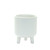 Solid Footed Mini Planters - 5.5" - White - Set of 2 - IMAGE 3