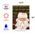 Red and White Secret Santa Christmas Outdoor Rectangular Mini Garden Flag 18" x 12.5" - IMAGE 3