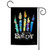 Mural-Style Candles "Hey, It's Your Birthday" Outdoor Garden Flag - 18" x 12.5" - IMAGE 1