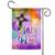 Vibrantly Colored Praise Him Christmas Outdoor Garden Flag 18" x 12.5" - IMAGE 1