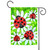 Red and White Ladybugs on Daisies Outdoor Garden Flag 18" x 12.5" - IMAGE 1