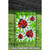 Red and White Ladybugs on Daisies Outdoor Garden Flag 18" x 12.5" - IMAGE 2