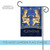 Blue and Gold Zodiac Gemini Outdoor Garden Flag 18" x 12.5" - IMAGE 5