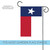 Blue and Red Texas State Outdoor Garden Flag 18" x 12.5" - IMAGE 5