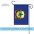 Blue and Green Vermont State Outdoor Garden Flag 18" x 12.5" - IMAGE 5