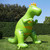 Humongous Inflatable Dinosaur Outdoor Water Sprinkler - 85" - Neon Green - IMAGE 5