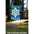 Blue and White Dizzy Dreidel Outdoor Garden Flag 18" x 12.5" - IMAGE 2