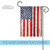 Red and White American Fence Outdoor Garden Flag 18" x 12.5" - IMAGE 5