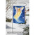 Blue and White Angel Wings Outdoor Rectangular Mini Garden Flag 18" x 12.5" - IMAGE 2