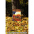 Orange and Black Full Moon Coven Halloween Outdoor Garden Flag 18" x 12.5" - IMAGE 2