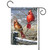 Red and Brown Blizzard Buddies Cardinal Outdoor Garden Flag 18" x 12.5" - IMAGE 1