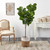 6' Fiddle Leaf Fig Artificial Tree in Decorative Handmade Basket - IMAGE 2