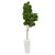 6' Fiddle Leaf Fig Artificial Tree in Tall Planter - IMAGE 1