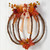 Pumpkin Artificial Fall Harvest Vine Wreath, 26-Inch, Unlit - IMAGE 2