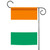 Orange and Green Cote d'Ivoire Outdoor Garden Flag 18" x 12.5" - IMAGE 1