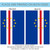 Blue and White Cape Verde Outdoor Garden Flag 18" x 12.5" - IMAGE 4